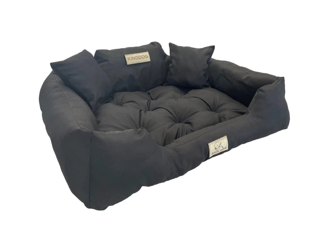 AIO FACTORY 115x95 cm KINGDOG Cuccia per cani impermeabile personalizzabile Nero