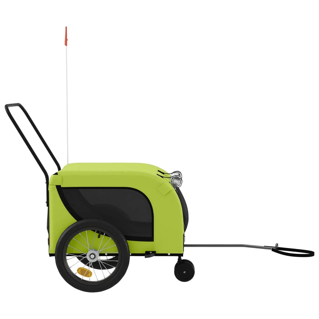 Rimorchio/carrello per animali domestici verde 02_0044296
