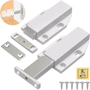 Blocco Magnetico per Porte e Lavello Grande - Sistema Apri con Spinta (2 Pack)