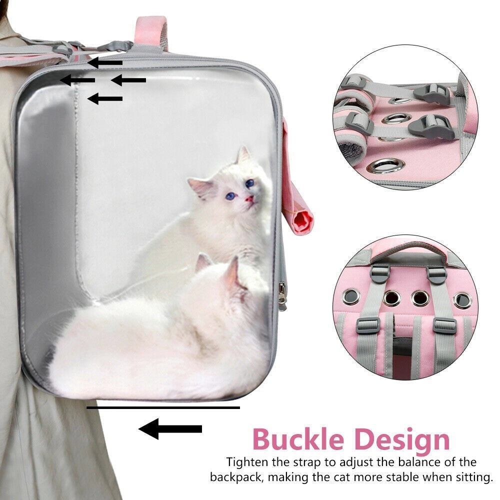 Trade Shop - Trasportino A Zaino Gatto Borsa Zaino Impermeabile Trasporto Viaggio Per Cane -