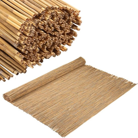 Matte di rizomatite 100x300 cm, schermo per giardino e recinzione per giardini di progetto