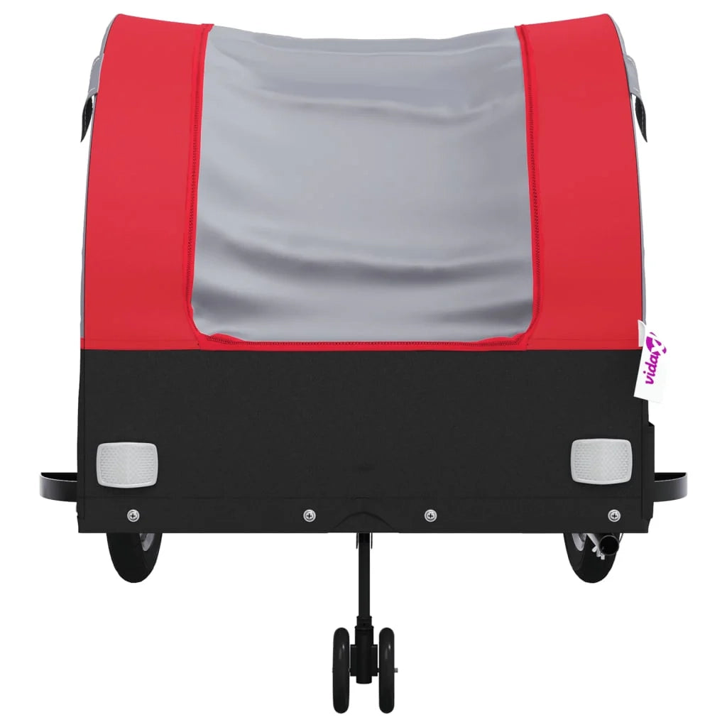 Rimorchio per trasporto biciclette 45 kg ferro rosso 02_0044186