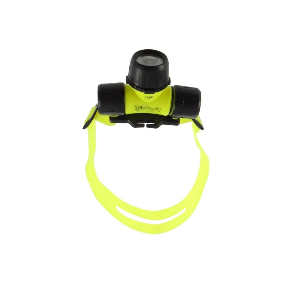 Trade Shop - Torcia Frontale Cree Led Subacquea Lampada Inclinabile Doppia Funzione Bl6800 -