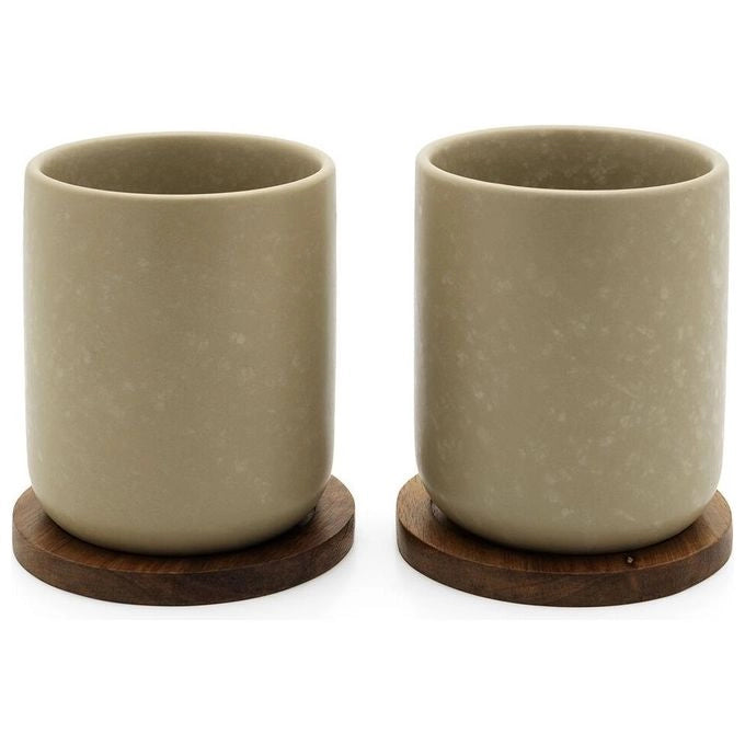 Bredemeijer Umea loam tazza Grigio Tè 2 pz