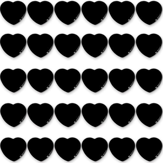 Magnetismo per lavagne, magneti per frigoriferi, 30 pezzi, magneti forti, magneti per lavagne, magneti minimi, magneti per lavagne bianche, magneti a forma di cuore per lavagne scolastiche, lavagna magnetica per scuole, lavagne per appunti, nero