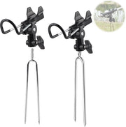 Supporto per Pesca Hengel - 360° Regolabile - Accessorio per Pescatori - Manubrio Robusto - Inox Resistente - Ideale per Pescatori - Sostegno per Pesca