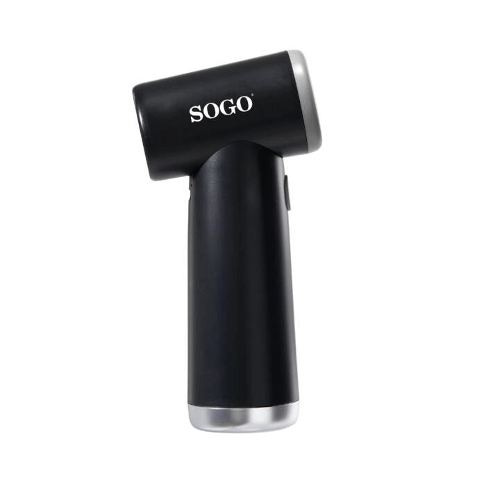 Ventilatore portatile ricaricabile da mano, motore BLDC 40000 RPM, batteria 2500mAh autonomia 7 ore, 3 velocità - SOGO