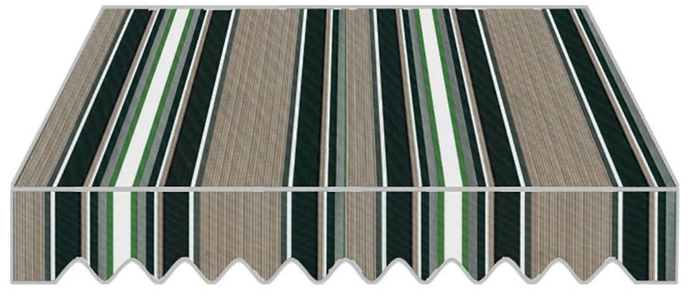 Tenda da Sole a Caduta 3x2,5m Tessuto in Poliestere Disegno P6002