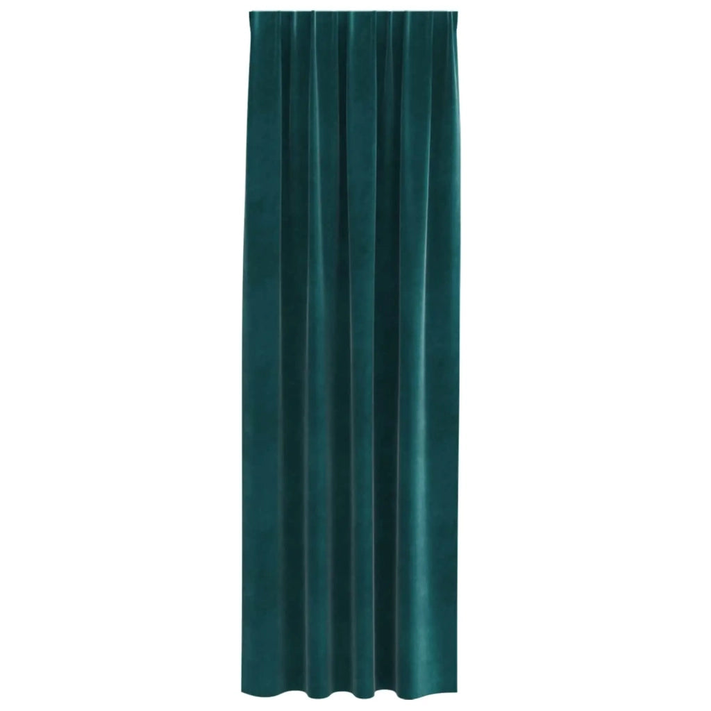 Tende oscuranti 2 pcs Verde Scuro 140 x 260 cm Velluto 4107217