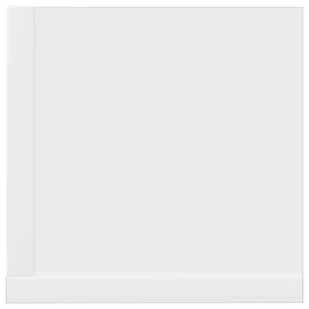 vidaXL Mensole a Muro 2 pz Bianche 100x16,5x16,5 cm in Truciolato