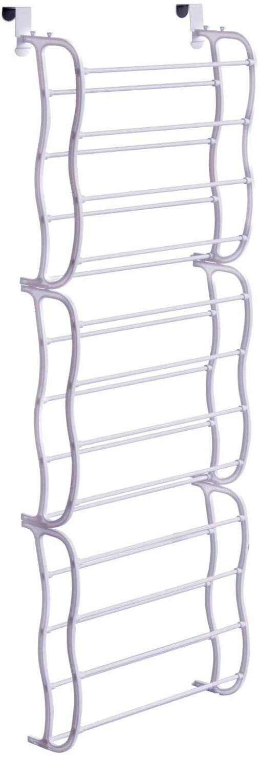 Scarpiera 36 paia di scarpe modulare per porta e parete