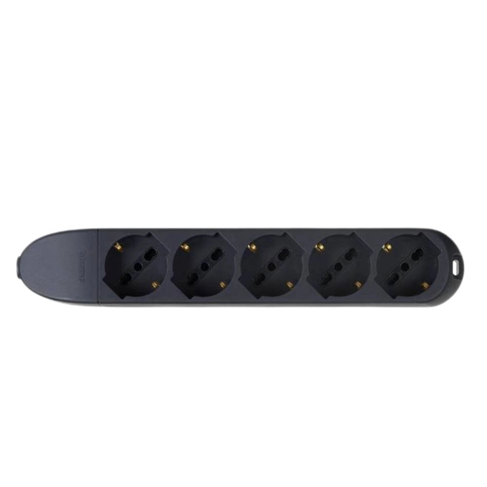 Bticino 3682g multipresa poker grigia 5 prese universali 2p+t 10/16a 250v