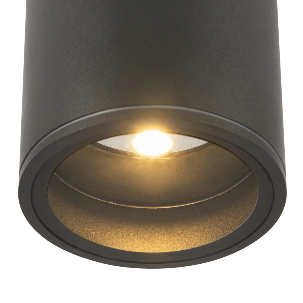 Plafoniera Da Esterno Moderno Bar Led Integrato 7W Metallo Grigio Ip65