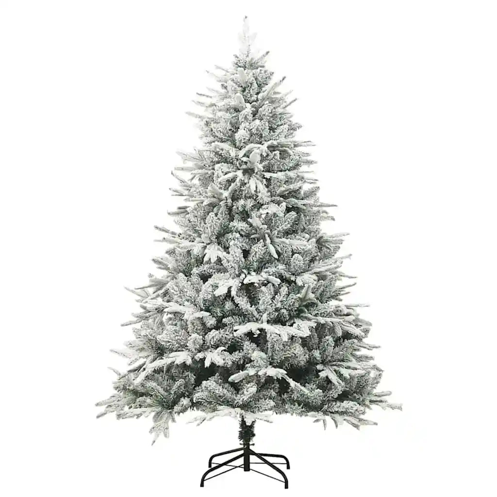 Albero di Natale Artificiale Pre-illuminato con Set di Palline