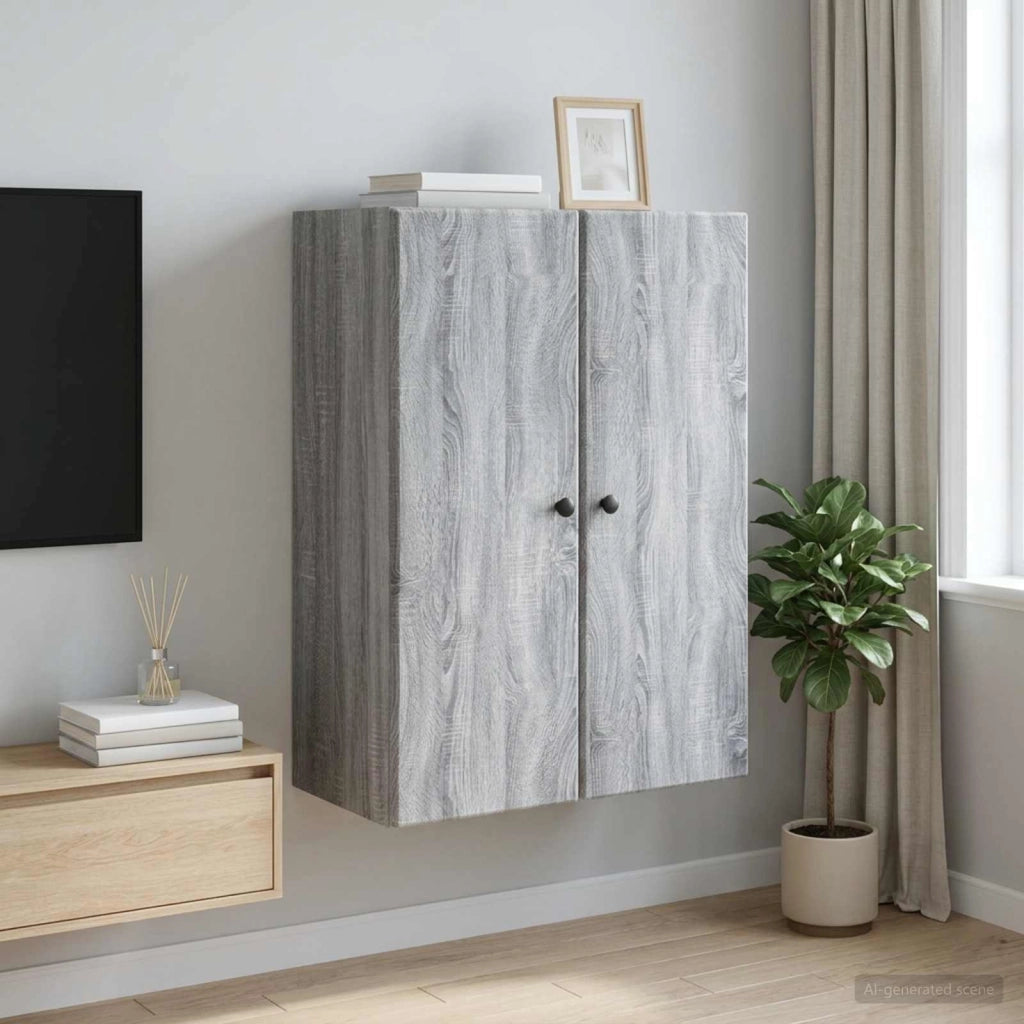 Mobiletto a muro 66 x 34,5 x 90 cm Legno ingegnerizzato 899081