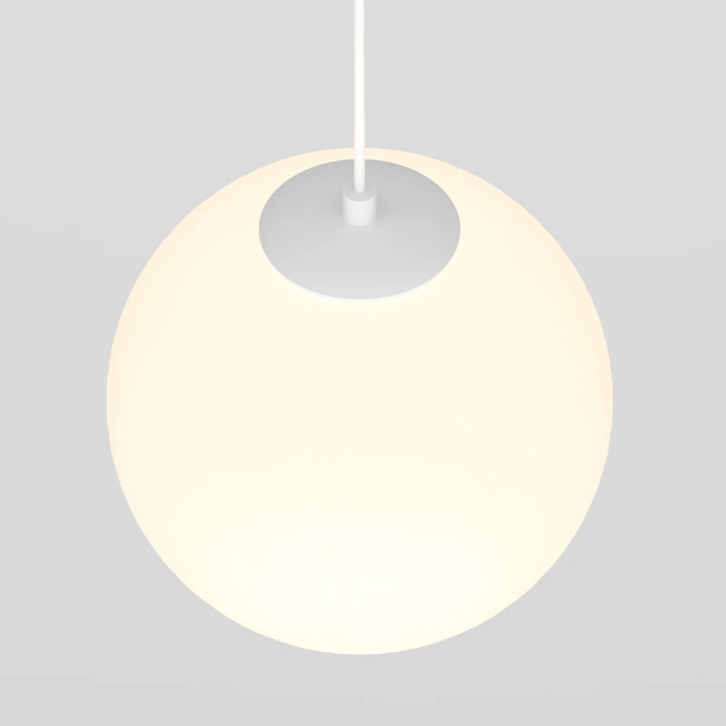 Maytoni Lampada Da Binario A Sospensione Exility Luna 1 Luce LED Integrato Bianco Vetro