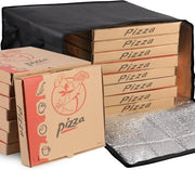 Sacchetto termico per alimenti refrigerati e congelati, ideale per spesa (nero) Sacchetto termico, 1 x, nero