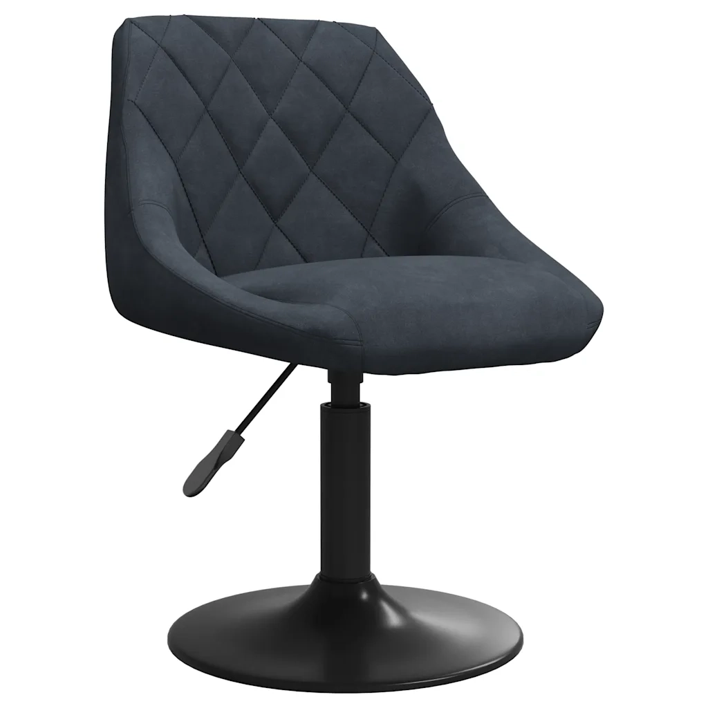 Sedie da Pranzo Girevoli 6 pz Grigio Scuro in Velluto 3088803