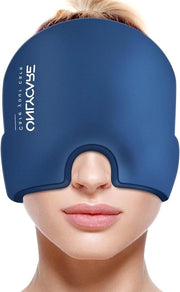 Borsa per Migraine - maschera gel idrocool - maschera rinfrescante - gel rinfrescante - terapia fredda - sollievo per la cefalea