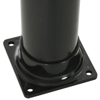 Doccia Solare 15,5x15,5x222 cm da 20L con Rubinetto Inferiore e Temperatura Regolabile Nero