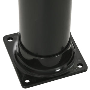 Doccia Solare 15,5x15,5x222 cm da 20L con Rubinetto Inferiore e Temperatura Regolabile Nero