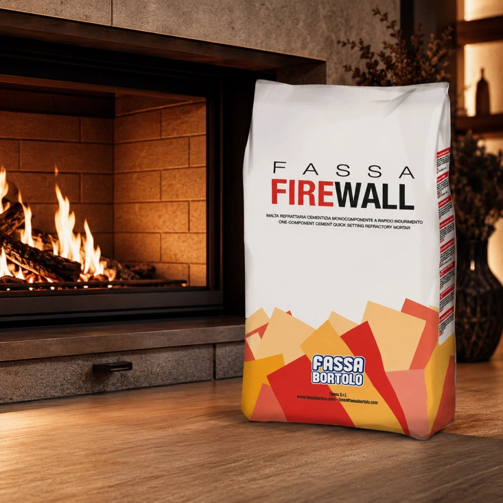 Fassa firewall malta refrattaria cementizia rapida per alte temperature 5 kg