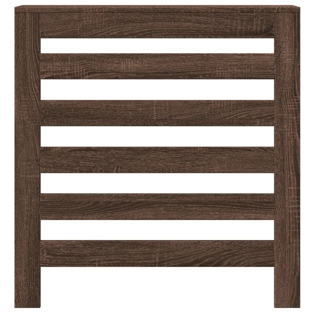 vidaXL Copertura Termosifone Rovere Marrone 78x20x82 Legno Multistrato