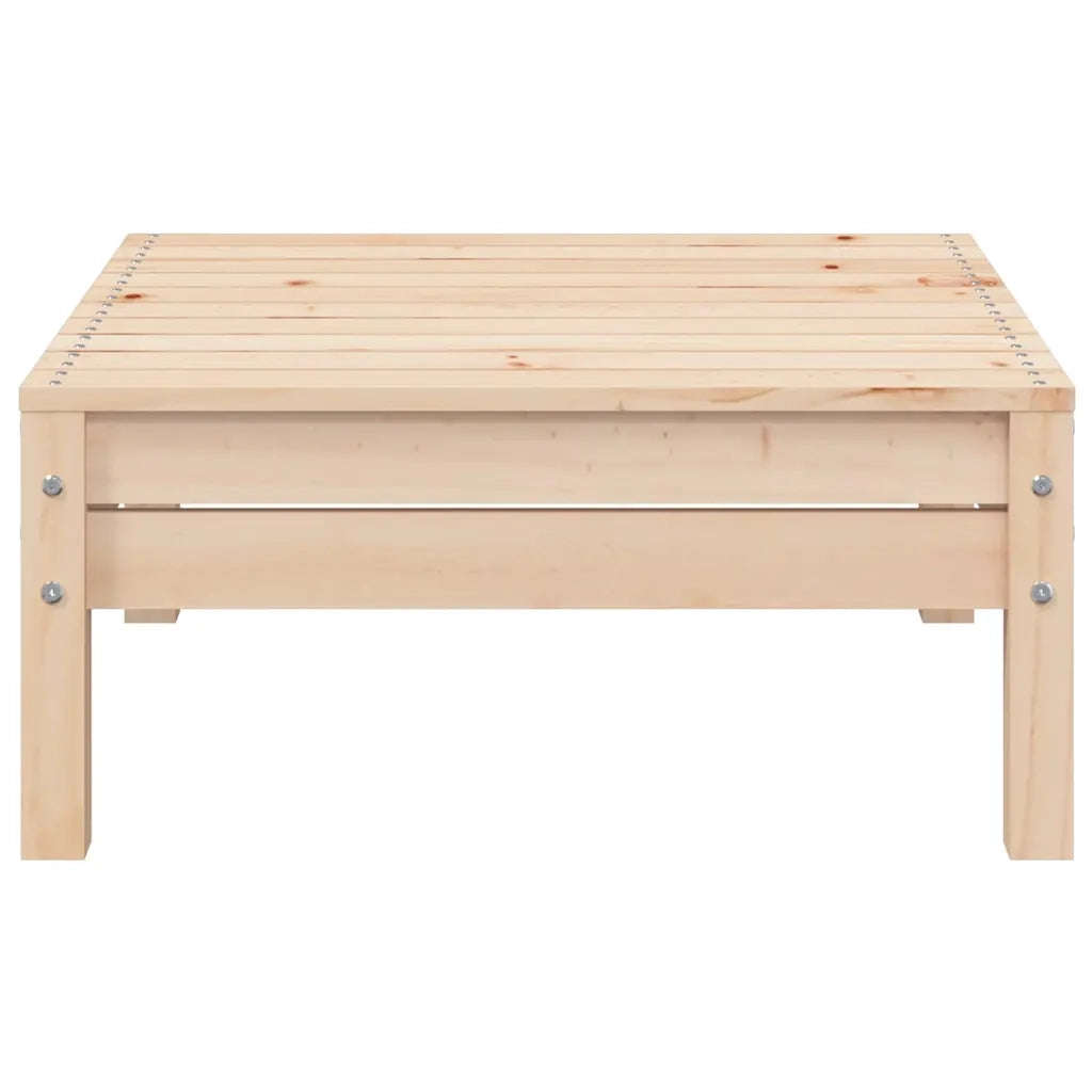 Salotto da Giardino-Set Divani da Giardino 3 pz con Cuscini Grigi Massello di Pino