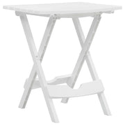 Tavolo da Giardino Pieghevole 45,5x38,5x50cm Bianco  cod mxl 34434