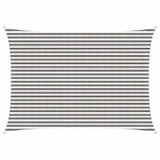 Telo Ombra-Vela Ombreggiante-Parasole a Vela Grigio chiaro e bianco 3,5 x 4,5 m HDPE