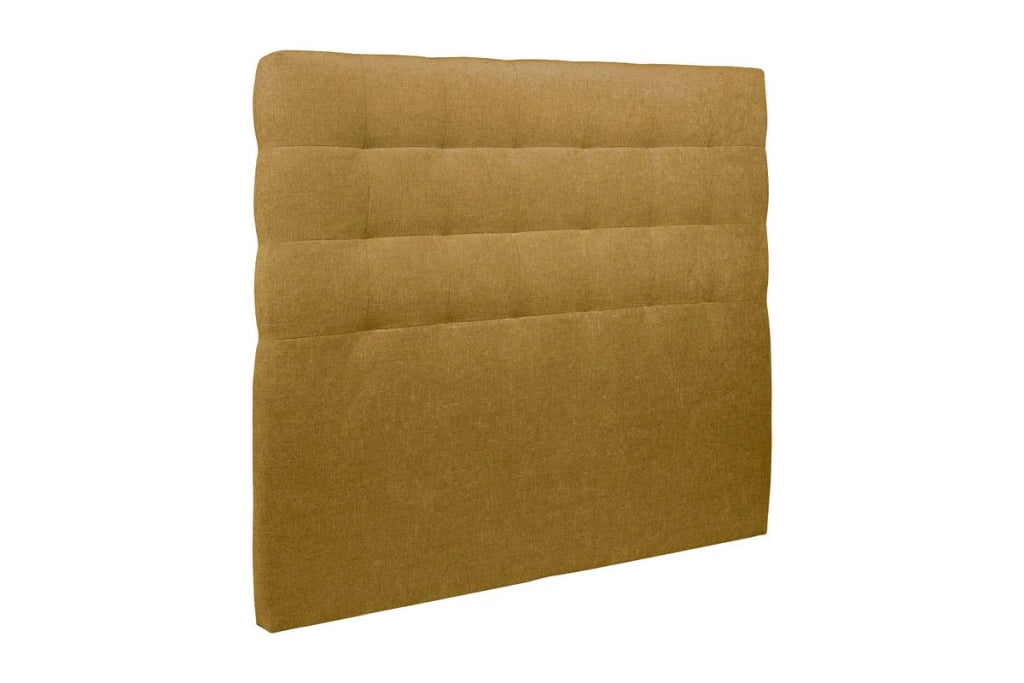 Letto 150x200 cm con testata imbottita - Tessuto Tela opaca