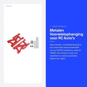 Ossatura anteriore in metallo - Componenti di ricambio - Auto RC - Flessibile - Leggero - Facile da installare - Componenti auto RC