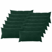 Cuscino con cuscino HEERLEN 12 pz Verde Scuro Velluto 925638