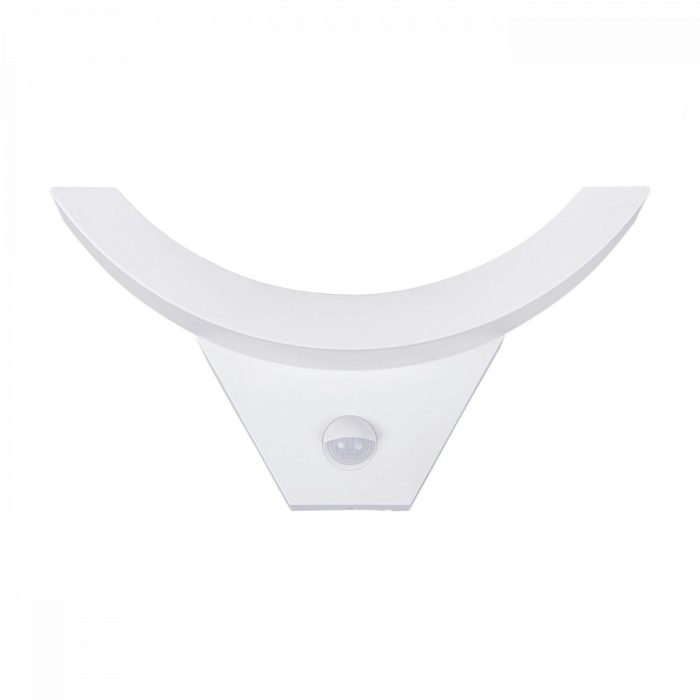 Alca power plafoniera a led da 15w ip54 a boomerang + sensore - per esterni ed interni