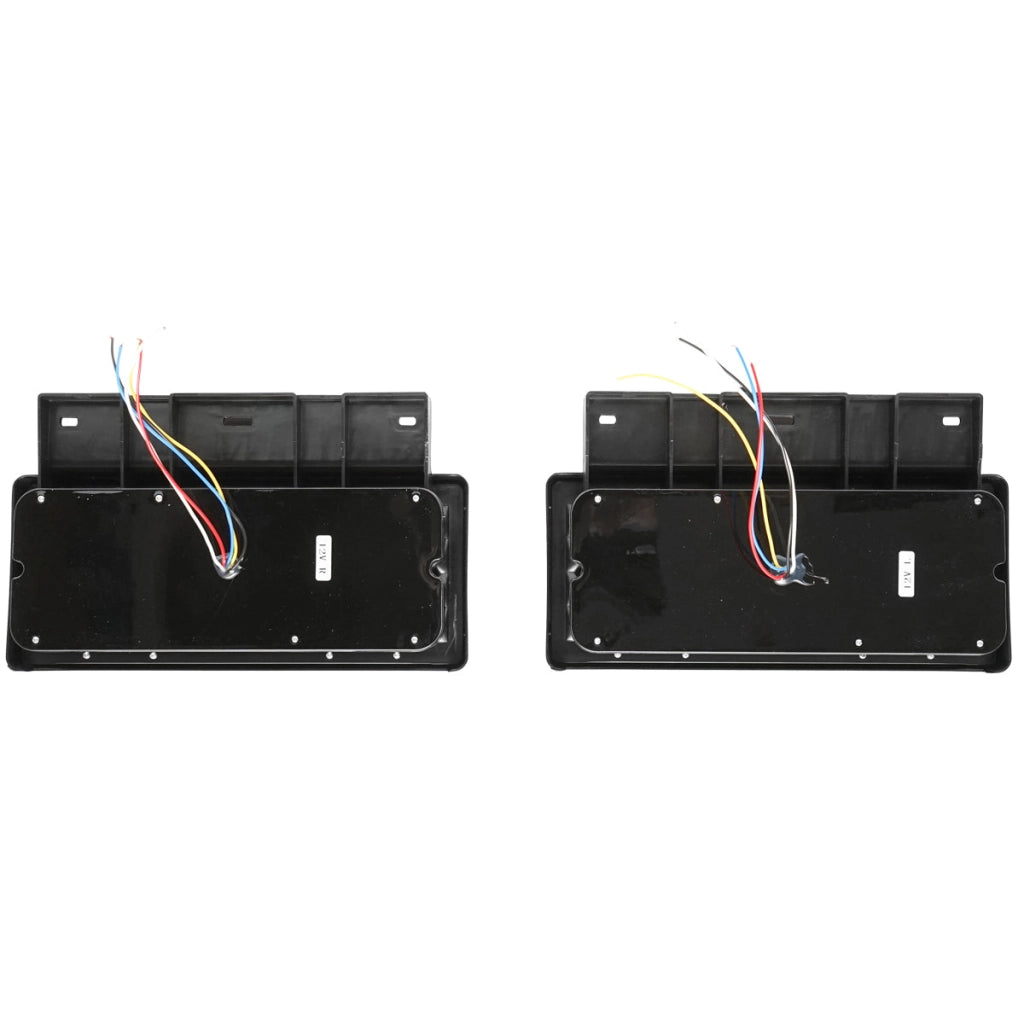 Set di lampade posteriori per camion con LED, 320x193 mm, 24V, Breckner Germany.