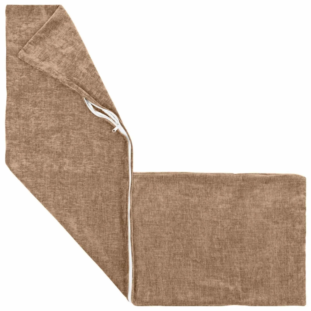 Federa 2 pz HEERLEN Marrone 40 x 145 cm Tessuto Chenille 908932