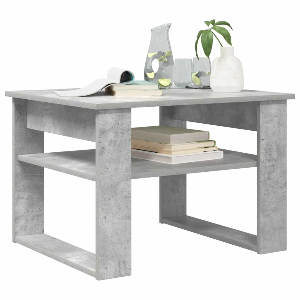Tavolino da salotto Grigio cemento 64 x 54 x 44 cm
