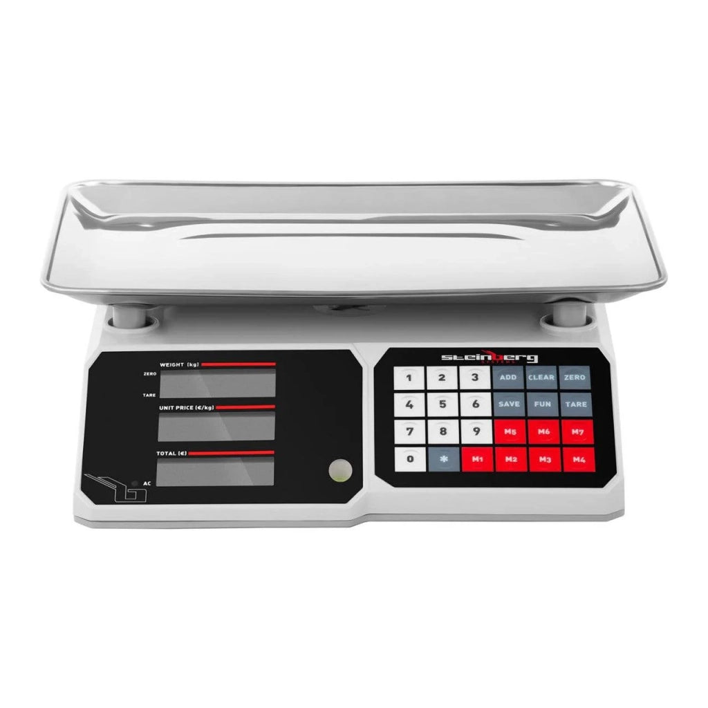 Bilancia di controllo 30 kg / 1 g - 34,1 x 24,1 cm - LCD 14_0000028