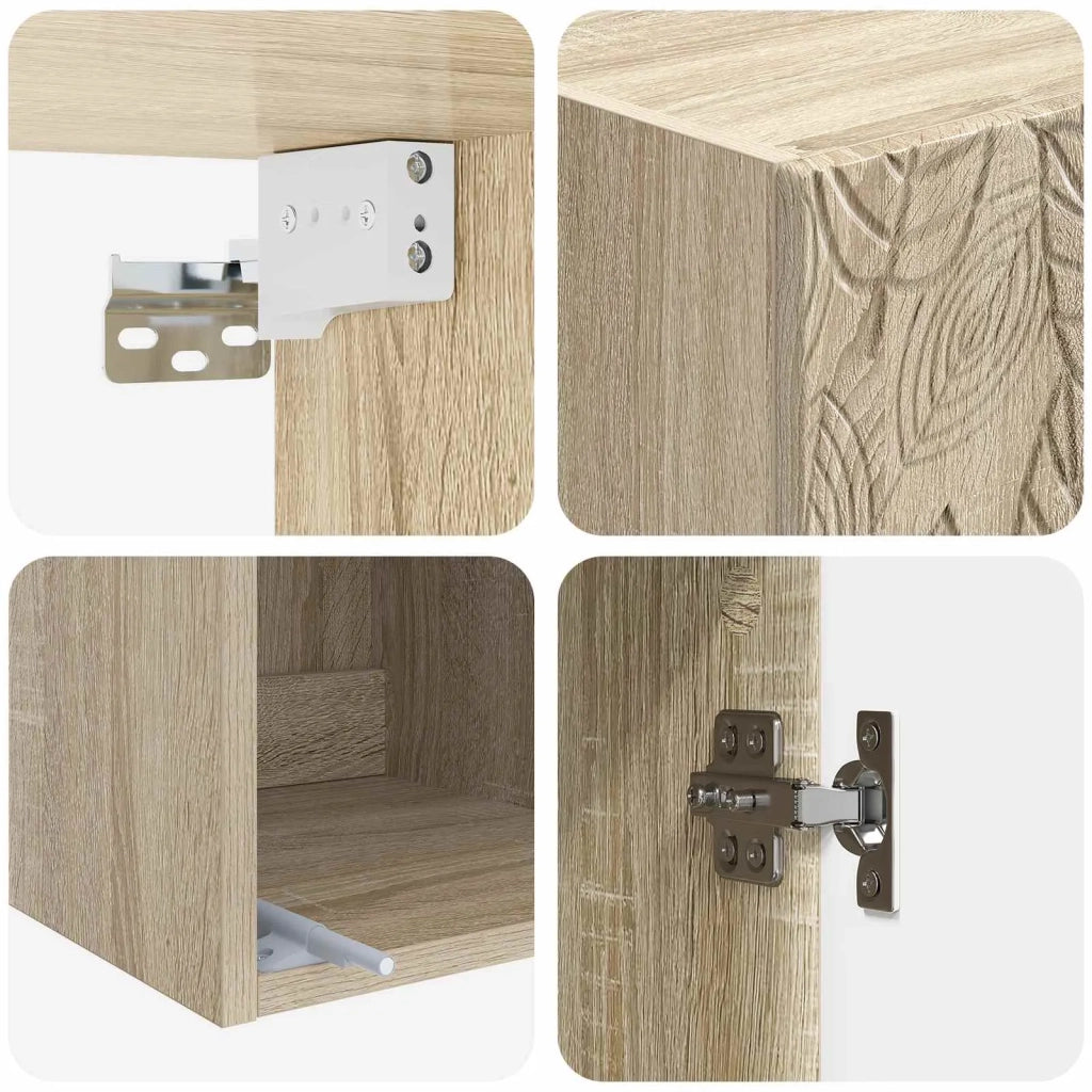 Set di armadi 2 pcs Rovere Sonoma Legno ingegnerizzato 3416711
