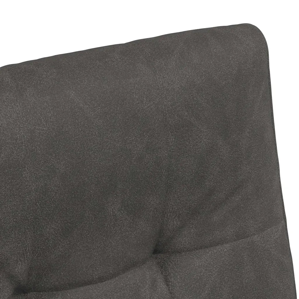 Sedie da Pranzo con Ruote con ruote 2 pcs Nero 58 x 67 x 97 cm