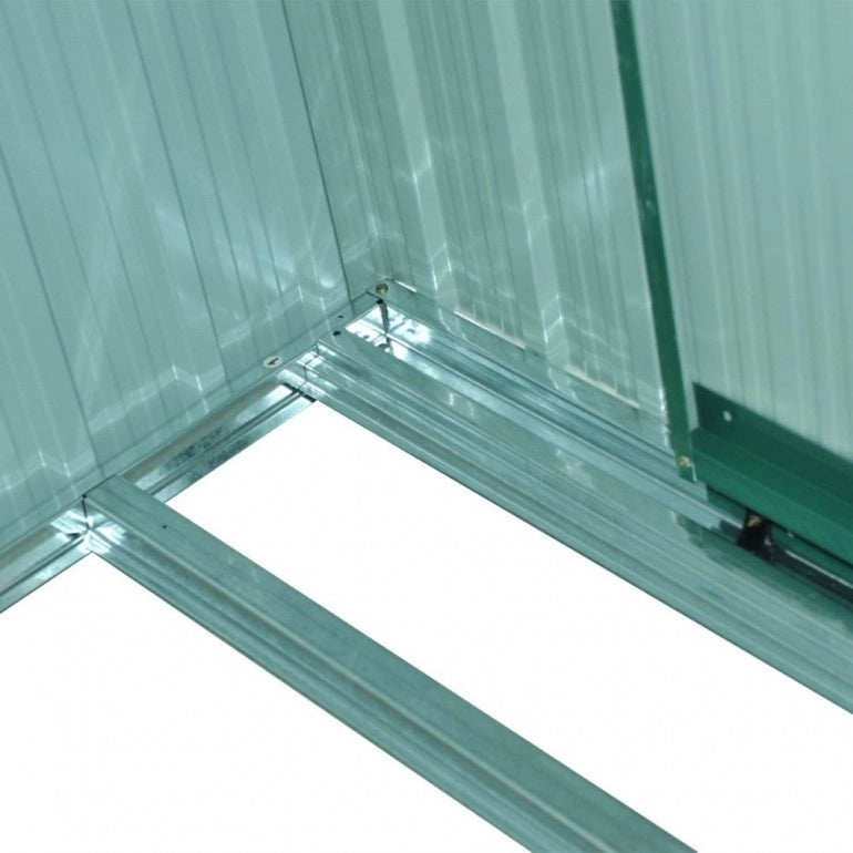 Casetta Porta Atrezzi in Metallo Ezooza 237 x 119 x 181 cm in Lamiera di colore Verde