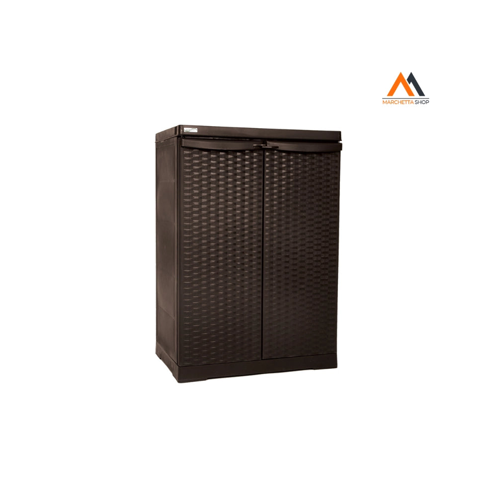 ARMADIO BASSO 'RATTAN WENGE' cm L 65x P 45x H 91