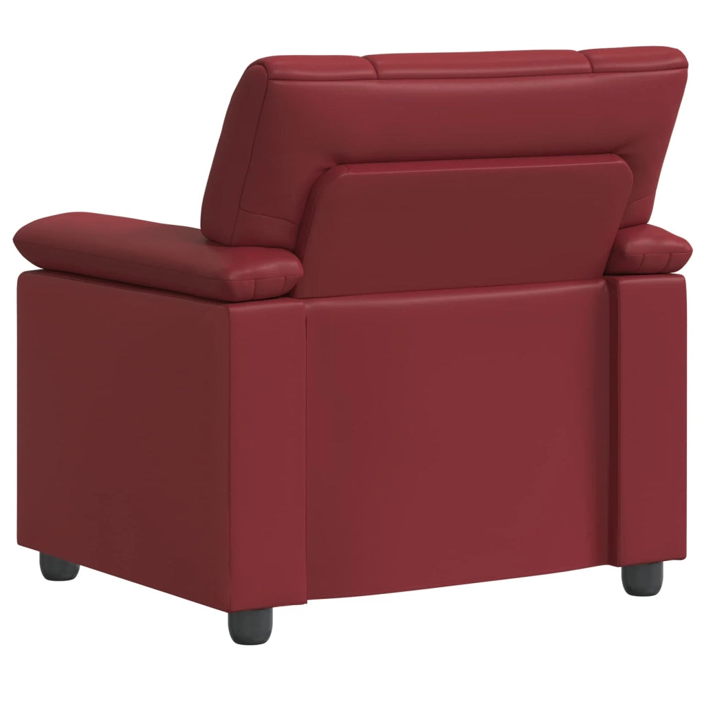 Divano Rosso Vino 91 x 85 x 93 cm Similpelle 42040867