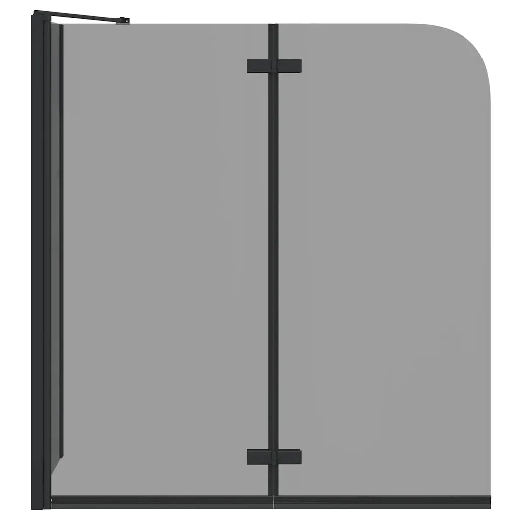 Involucro Doccia Nero 120 x 68 x 130 cm Vetro ESG e Alluminio