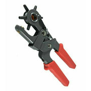 Trade Shop - Pinza Fustellatrice Per Cinture Buchi Fori Cintura Cuoio Pelle Testa Girevole -