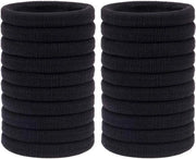 Accessori per lo stile dei capelli - Basi per capelli - Ties elastiche - Diverse colori - Accessori per capelli per capelli spessi - Per donne e bambini - Nero e Rosa - 50 pezzi.