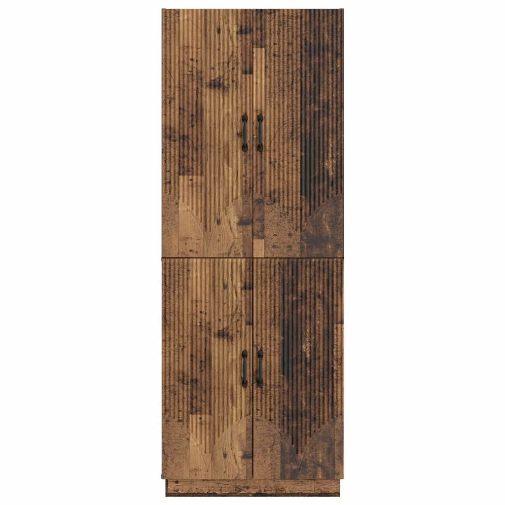 Set di armadi 2 pcs Legno antico Legno ingegnerizzato