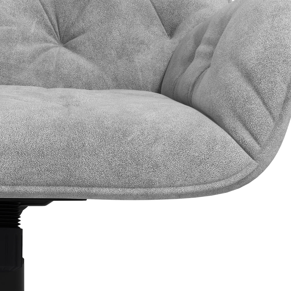 Sedia da ufficio ¨C Xylo ¨C tessuto effetto velluto grigio, altezza regolabile