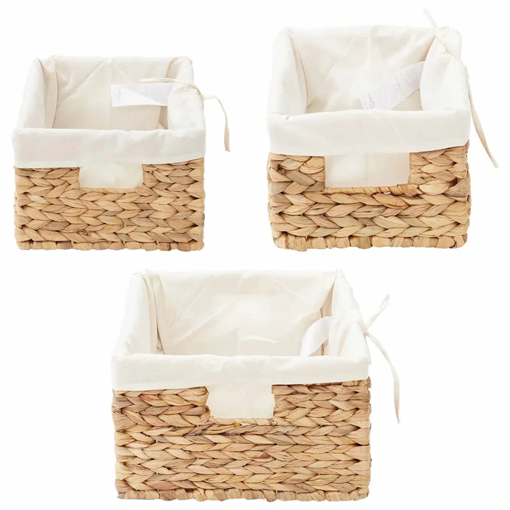 Cesti per Stoccaggio 3 pz Naturale Giacinto d'acqua CFW7585188