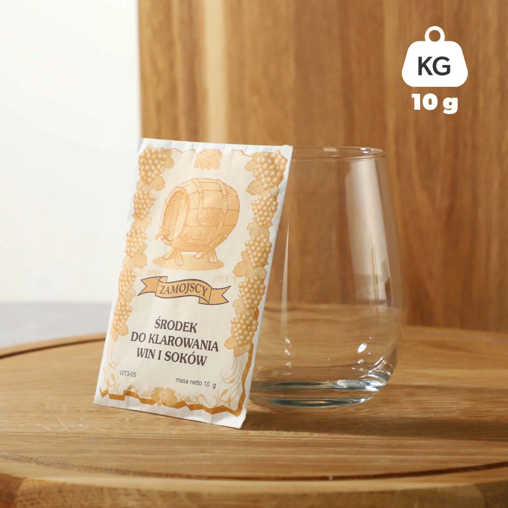 KADAX Chiarificatore per vino, Succo di vino, Vino Zamojski, Universale 10g